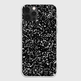 Чехол для iPhone 12 Pro Max с принтом Черно- белое в Новосибирске, Силикон |  | Тематика изображения на принте: капли | краска | кружочки | минимализм | точки