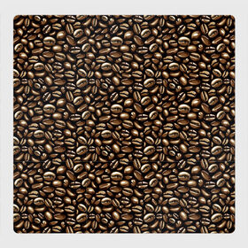 Магнитный плакат 3Х3 с принтом Кофе в Зёрнах в Новосибирске, Полимерный материал с магнитным слоем | 9 деталей размером 9*9 см | americano | coffee | espresso | latte | nescafe | американо | бариста | бармен | капучино | кофе | кофевар | кофейные зерна | кофейня | кружка кофе | латте | макиато | моккачино | мокко | нескафе | чай | чашка кофе | шоколад