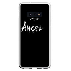 Чехол для Samsung S10E с принтом ANGEL в Новосибирске, Силикон | Область печати: задняя сторона чехла, без боковых панелей | angel | angelos | archangel | graffiti | inscription | messenger | saint | ангел | ангелок | ангелос | ангелочек | архангел | вестник | графити | надпись | посланник | святой