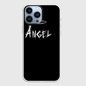 Чехол для iPhone 13 Pro Max с принтом ANGEL в Новосибирске,  |  | angel | angelos | archangel | graffiti | inscription | messenger | saint | ангел | ангелок | ангелос | ангелочек | архангел | вестник | графити | надпись | посланник | святой