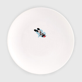 Тарелка с принтом Микки в Новосибирске, фарфор | диаметр - 210 мм
диаметр для нанесения принта - 120 мм | glitch | mickey | mouse | глитч | маус | микки