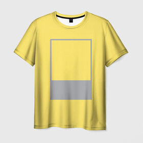 Мужская футболка 3D с принтом Цвет года в Новосибирске, 100% полиэфир | прямой крой, круглый вырез горловины, длина до линии бедер | 13 0647 illuminating | 17 5104 ultimate gray | 2021 | pantone