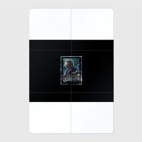 Магнитный плакат 2Х3 с принтом Final Fantasy VII Remake в Новосибирске, Полимерный материал с магнитным слоем | 6 деталей размером 9*9 см | final fantasy | final fantasy vii remake | герой | игра | компьютерная | подарок | ремейк | силуэт | синяя | узор | файнл фэнтези