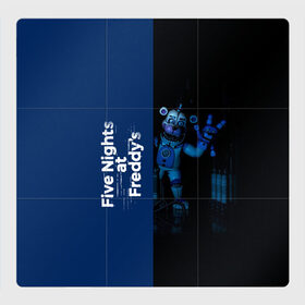 Магнитный плакат 3Х3 с принтом Five Nights At Freddy в Новосибирске, Полимерный материал с магнитным слоем | 9 деталей размером 9*9 см | 5 ночей с фредди | five nights at freddys | fnaf | игра | игрок | книга | логотип | пиццерия | подарок | половина | синий | страшилка | фнаф | фредди