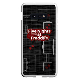 Чехол для Samsung S10E с принтом Five Nights At Freddy в Новосибирске, Силикон | Область печати: задняя сторона чехла, без боковых панелей | 5 ночей с фредди | five nights at freddys | fnaf | игра | игрок | книга | логотип | пиццерия | подарок | страшилка | схема | фнаф | фредди