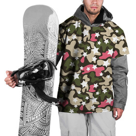 Накидка на куртку 3D с принтом Позитивный камуфляж в Новосибирске, 100% полиэстер |  | Тематика изображения на принте: 23 февраля | армия | военная | зелень | камуфляж | листья | маскировка | осень | охота | паттерн | рыбалка | солдат | текстуры