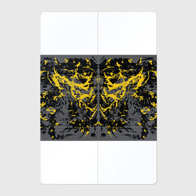 Магнитный плакат 2Х3 с принтом Ужасы хорор в Новосибирске, Полимерный материал с магнитным слоем | 6 деталей размером 9*9 см | абстракция | жёлтый | кора | пятна | робот | ужасы | узор | фантастика | футуризм | хорор | цвета 2021
