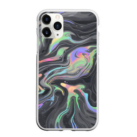 Чехол для iPhone 11 Pro матовый с принтом color pattern в Новосибирске, Силикон |  | chromatic | colors | divorces | multicolored | paint | pattern | потеки краски | разводы | цветной паттерн