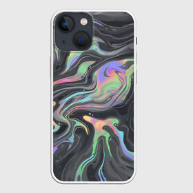 Чехол для iPhone 13 mini с принтом color pattern в Новосибирске,  |  | chromatic | colors | divorces | multicolored | paint | pattern | потеки краски | разводы | цветной паттерн