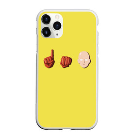 Чехол для iPhone 11 Pro Max матовый с принтом Сайтама One Punch Man в Новосибирске, Силикон |  | anime | one punch man | аниме | анимэ | бэнг | ван панч мэн | ванпанчмен | генос | кинг | сайтама | соник | супер герой | торнадо | уан панч мен
