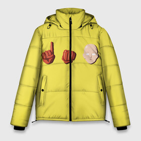 Мужская зимняя куртка 3D с принтом Сайтама One Punch Man в Новосибирске, верх — 100% полиэстер; подкладка — 100% полиэстер; утеплитель — 100% полиэстер | длина ниже бедра, свободный силуэт Оверсайз. Есть воротник-стойка, отстегивающийся капюшон и ветрозащитная планка. 

Боковые карманы с листочкой на кнопках и внутренний карман на молнии. | Тематика изображения на принте: anime | one punch man | аниме | анимэ | бэнг | ван панч мэн | ванпанчмен | генос | кинг | сайтама | соник | супер герой | торнадо | уан панч мен