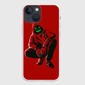 Чехол для iPhone 13 mini с принтом Strong в Новосибирске,  |  | gta | аноним | киберпанк | маска | пацанский принт | программист