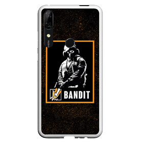 Чехол для Honor P Smart Z с принтом Bandit в Новосибирске, Силикон | Область печати: задняя сторона чехла, без боковых панелей | bandit | r6s | rainbow six siege | бандит | оперативник | персонаж