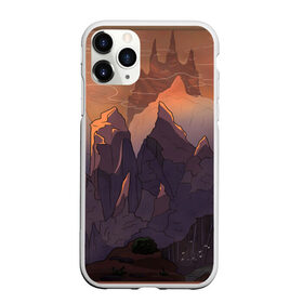 Чехол для iPhone 11 Pro Max матовый с принтом Долина острых утесов в Новосибирске, Силикон |  | Тематика изображения на принте: замок | камни | пейзаж | скалы