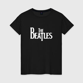 Женская футболка хлопок с принтом The Beatles в Новосибирске, 100% хлопок | прямой крой, круглый вырез горловины, длина до линии бедер, слегка спущенное плечо | beatles | john lennon | music | paul mccartney | rock | the beatles | yellow submarine | yesterday | битлз | битлс | битлы | джон леннон | леннон | маккартни | музыка | пол маккартни | рок
