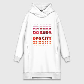 Платье-худи хлопок с принтом OG Buda OPG City Strobe Effect в Новосибирске,  |  | Тематика изображения на принте: buda | budek | city | gang | hip hop | lil buda | merch | music | og buda merch | og buda мерч | opg | банда | буда | григорий | диибо | лил буда | лого | ляхов | мерч | музыка | о джи | оджи | опг | реп | рэп | сити | стробоскоп | строуб | тек