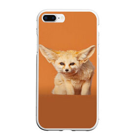 Чехол для iPhone 7Plus/8 Plus матовый с принтом Забавный лисенок в Новосибирске, Силикон | Область печати: задняя сторона чехла, без боковых панелей | Тематика изображения на принте: fox | foxy | животное | звери | лиса | лисенок | лисичка | милая | рыжая | фокс