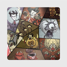 Магнит виниловый Квадрат с принтом Dont Starve в Новосибирске, полимерный материал с магнитным слоем | размер 9*9 см, закругленные углы | animation | dont starve | dont starve together | game | games | mult | survive | выживалка | выживание | донт старв | игра | игры | мульт | не голодай | не голодайка