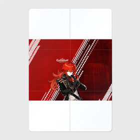Магнитный плакат 2Х3 с принтом Genshin Impact в Новосибирске, Полимерный материал с магнитным слоем | 6 деталей размером 9*9 см | genshin | genshin impact | анимэ | геншин | дилюк | игра | компьютерная | красный | магический | персонаж | пиро | подарок | фон