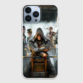 Чехол для iPhone 13 Pro Max с принтом Assassin’s Creed Syndicate в Новосибирске,  |  | black flag | brotherhood | chronicles | creed | game | origins | revelations | rogue | syndicate | unity | valhalla | альтаир | ассасин | игры | кинжал | пираты