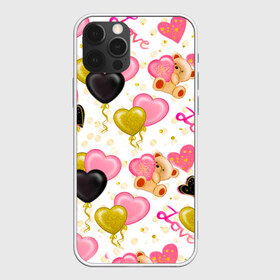 Чехол для iPhone 12 Pro Max с принтом Любовь в Новосибирске, Силикон |  | 14 февраля | love | валентинов день | влюбленные | девушке | день валентина | день влюбленных | жена | заяц | лайки | любимому | любовь | мем | милота | мишка | муж | праздник | романтика | с мишками