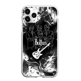 Чехол для iPhone 11 Pro матовый с принтом The Beatles в Новосибирске, Силикон |  | beatles | music | retro | rock | битлз | гитара | джон леннон | джордж харрисон | дым | логотипы групп | музыка | песни | пол маккартини | ретро | ринго старр | рок группа | рокерские | старый рок | черно белый