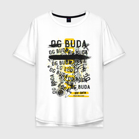 Мужская футболка хлопок Oversize с принтом ОПГ Сити Pray New God в Новосибирске, 100% хлопок | свободный крой, круглый ворот, “спинка” длиннее передней части | buda | budek | city | gang | hip hop | lil buda | merch | music | og buda | og buda merch | og buda мерч | opg | банда | буда | григорий | диибо | лил буда | лого | ляхов | мерч | музыка | о джи | оджи | реп | рэп | стробоскоп | строуб | текст 
