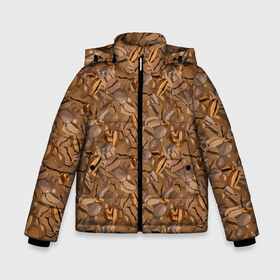 Зимняя куртка для мальчиков 3D с принтом Кофейные Зёрна в Новосибирске, ткань верха — 100% полиэстер; подклад — 100% полиэстер, утеплитель — 100% полиэстер | длина ниже бедра, удлиненная спинка, воротник стойка и отстегивающийся капюшон. Есть боковые карманы с листочкой на кнопках, утяжки по низу изделия и внутренний карман на молнии. 

Предусмотрены светоотражающий принт на спинке, радужный светоотражающий элемент на пуллере молнии и на резинке для утяжки | americano | coffee | espresso | latte | nescafe | американо | бариста | бармен | капучино | кофе | кофевар | кофейные зерна | кофейня | кружка кофе | латте | макиато | моккачино | мокко | нескафе | чай | чашка кофе | шоколад