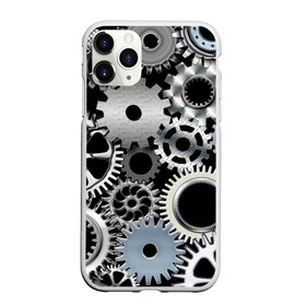 Чехол для iPhone 11 Pro матовый с принтом ЧАСОВОЙ МЕХАНИЗМ в Новосибирске, Силикон |  | clock | iron | stimpank | time | watch | времяя | железо | зубцы | колеса | механизм | сталь | стимпанк | часы | шестеренки