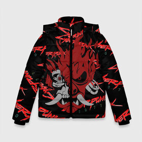 Зимняя куртка для мальчиков 3D с принтом Cyberpunk2077 red samurai в Новосибирске, ткань верха — 100% полиэстер; подклад — 100% полиэстер, утеплитель — 100% полиэстер | длина ниже бедра, удлиненная спинка, воротник стойка и отстегивающийся капюшон. Есть боковые карманы с листочкой на кнопках, утяжки по низу изделия и внутренний карман на молнии. 

Предусмотрены светоотражающий принт на спинке, радужный светоотражающий элемент на пуллере молнии и на резинке для утяжки | 2077 | cyber punk 2077 | cyberpunk | cyberpunk2077art | red | samurai | киберпанк | красный 2077