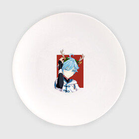 Тарелка с принтом Олень Чун Юнь в Новосибирске, фарфор | диаметр - 210 мм
диаметр для нанесения принта - 120 мм | арт | олень | рисунок | рога оленя | рождество | чун юнь