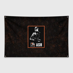 Флаг-баннер с принтом Ash в Новосибирске, 100% полиэстер | размер 67 х 109 см, плотность ткани — 95 г/м2; по краям флага есть четыре люверса для крепления | ash | r6s | rainbow six siege | оперативник | персонаж | эш