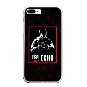 Чехол для iPhone 7Plus/8 Plus матовый с принтом Echo в Новосибирске, Силикон | Область печати: задняя сторона чехла, без боковых панелей | echo | r6s | rainbow six siege | оперативник | персонаж | эхо