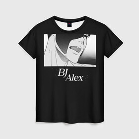 Женская футболка 3D с принтом Bj Alex в Новосибирске, 100% полиэфир ( синтетическое хлопкоподобное полотно) | прямой крой, круглый вырез горловины, длина до линии бедер | bj alex | аниме | анимеприкол | арт | кун | манга | манхва | парень