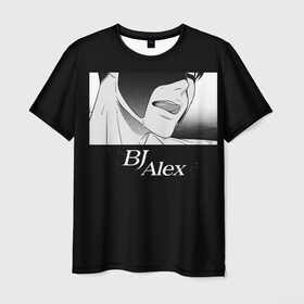 Мужская футболка 3D с принтом Bj Alex в Новосибирске, 100% полиэфир | прямой крой, круглый вырез горловины, длина до линии бедер | bj alex | аниме | анимеприкол | арт | кун | манга | манхва | парень