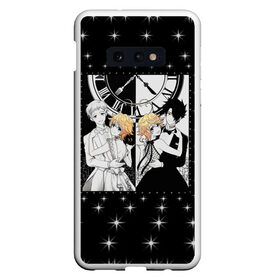 Чехол для Samsung S10E с принтом THE PROMISED NEVERLAND в Новосибирске, Силикон | Область печати: задняя сторона чехла, без боковых панелей | grace field | inscription the promised neverland | norman | print the promised neverland | rey | the promised neverland | єmma | ємма | аниме | грейс филд | надпись the promised neverland | норман | принт the promised neverland | рей | се