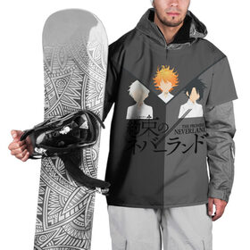Накидка на куртку 3D с принтом Обещанный Неверленд в Новосибирске, 100% полиэстер |  | аниме | манга | неверленд | норман | обещанный неверленд | рей | страна грез | эмма