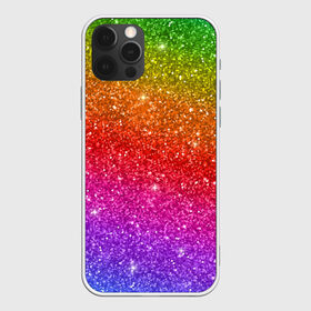 Чехол для iPhone 12 Pro Max с принтом Блестки радуги в Новосибирске, Силикон |  | абстракция | блеск | блестки | блестяжки | блестяшки | градиент | радуга | узор | фон | яркий узор