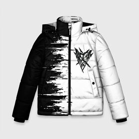 Зимняя куртка для мальчиков 3D с принтом Velial Squad, в Новосибирске, ткань верха — 100% полиэстер; подклад — 100% полиэстер, утеплитель — 100% полиэстер | длина ниже бедра, удлиненная спинка, воротник стойка и отстегивающийся капюшон. Есть боковые карманы с листочкой на кнопках, утяжки по низу изделия и внутренний карман на молнии. 

Предусмотрены светоотражающий принт на спинке, радужный светоотражающий элемент на пуллере молнии и на резинке для утяжки | Тематика изображения на принте: music | rap | russian rap | velial squad | балаклава | белый | велиал сквад | известные личности | музыка | музыканты | певцы | российский музыкальный коллектив | русский рэп | рэп | хип хоп | хорроркор группа | чёрный