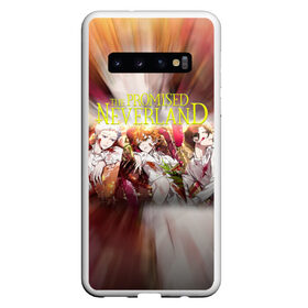 Чехол для Samsung Galaxy S10 с принтом The Promised Neverland (Z) в Новосибирске, Силикон | Область печати: задняя сторона чехла, без боковых панелей | promised neverland | the promised neverland | yakusoku no neverland | неверленд | обещанная страна | обещанная страна грёз | обещанный неверленд | якусоку но нэба