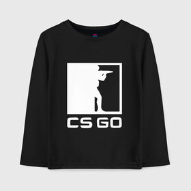 Детский лонгслив хлопок с принтом CS GO. в Новосибирске, 100% хлопок | круглый вырез горловины, полуприлегающий силуэт, длина до линии бедер | astralis | awp | counter strike | cs go | cs go global offensive | cs:go | faze clan | hyper beast | team liquid | астралис | кс го | тим ликвид | фейз клан | хайпер бист