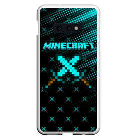 Чехол для Samsung S10E с принтом Minecraft в Новосибирске, Силикон | Область печати: задняя сторона чехла, без боковых панелей | minecraft | алекс | белый | блоки | ведьма | взрывчатка | визера | волк | гаст | добывать | дракон | зеленый куб | зомби | игра | крафт | крипер | кубики | лошадка | майн | майнкрафт | манкрафт | овечка | оцелот