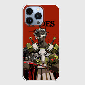 Чехол для iPhone 13 Pro с принтом Hades   Арес в Новосибирске,  |  | hades | арес | бог | босс | игра | компьютерная | красный | лого | логотип | мифология | олимп | подарок | хейдc | хэйдс | черный