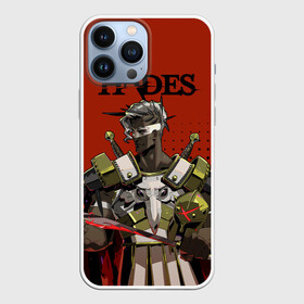 Чехол для iPhone 13 Pro Max с принтом Hades   Арес в Новосибирске,  |  | hades | арес | бог | босс | игра | компьютерная | красный | лого | логотип | мифология | олимп | подарок | хейдc | хэйдс | черный