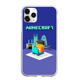 Чехол для iPhone 11 Pro Max матовый с принтом Minecraft в Новосибирске, Силикон |  | minecraft | алекс | белый | блоки | ведьма | взрывчатка | визера | волк | гаст | добывать | дракон | зеленый куб | зомби | игра | крафт | крипер | кубики | лошадка | майн | майнкрафт | манкрафт | овечка | оцелот