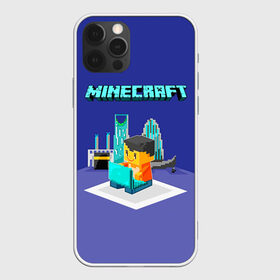 Чехол для iPhone 12 Pro Max с принтом Minecraft в Новосибирске, Силикон |  | minecraft | алекс | белый | блоки | ведьма | взрывчатка | визера | волк | гаст | добывать | дракон | зеленый куб | зомби | игра | крафт | крипер | кубики | лошадка | майн | майнкрафт | манкрафт | овечка | оцелот