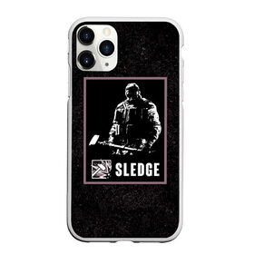 Чехол для iPhone 11 Pro Max матовый с принтом Sledge в Новосибирске, Силикон |  | r6s | rainbow six siege | sledge | оперативник | персонаж | следж