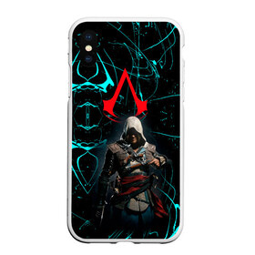 Чехол для iPhone XS Max матовый с принтом Assassin’s Creed в Новосибирске, Силикон | Область печати: задняя сторона чехла, без боковых панелей | action adventure | action rpg | creed | игра | мультиплатформенная | паркур | стелс