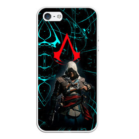 Чехол для iPhone 5/5S матовый с принтом Assassin’s Creed в Новосибирске, Силикон | Область печати: задняя сторона чехла, без боковых панелей | action adventure | action rpg | creed | игра | мультиплатформенная | паркур | стелс