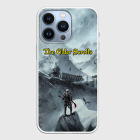 Чехол для iPhone 13 Pro с принтом The Elder Scrolls в Новосибирске,  |  | skirim | tegunvteg | the elder scrolls | драконы | скайрим